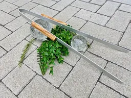 Olivenholz erleben Olivenholz erleben Grillzange "Big Daddy" 50 cm, Aluminium, mit Griffen aus Olivenholz – Produktbild 1 von 1