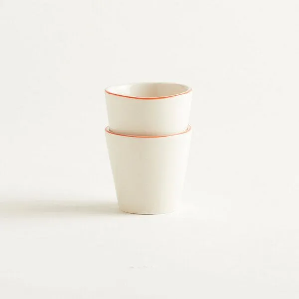 onomao onomao Espressobecher - Aberta - Handbemalt, Orange, – Produktbild 4 von 4