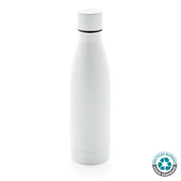 XD Collection RCS recycelte Stainless Steel Solid Vakuum-Flasche, weiß, Weiß, – Produktbild 1 von 1