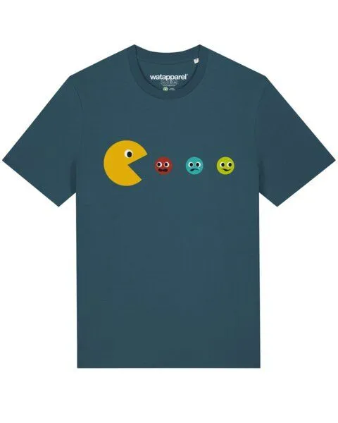 watapparel watapparel T-Shirt Unisex Pacmännchen, Stargazer, – Produktbild 4 von 5