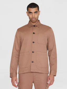 KnowledgeCotton Apparel KnowledgeCotton Apparel Overshirt TWILL aus Bio-Baumwolle – Produktbild 1 von 1