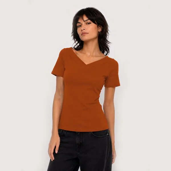Frija Omina Frija Omina Bio T-Shirt Due, Anthrazit (grau), – Produktbild 2 von 2