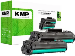 KMP KMP 2er Pack Druckkassette ersetzt hp CE285A, Nr. 85A schwarz – Produktbild 1 von 1