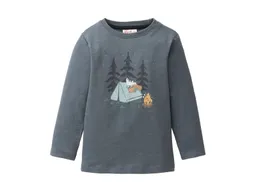 People Wear Organic People Wear Organic Langarm-Shirt schieferblau 134/140 – Produktbild 1 von 1