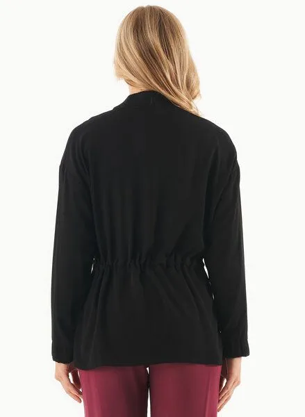 ORGANICATION ORGANICATION Jacke aus LENZING ECOVERO, Schwarz(black), – Produktbild 4 von 4