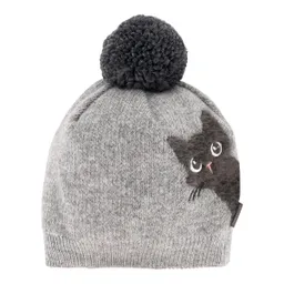 Maximo Maximo Winter-Strickmütze mit Bommel Katze – Produktbild 1 von 1