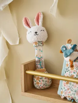 Vertbaudet Baby Stoffrassel RETRO FLOWER – Produktbild 1 von 1