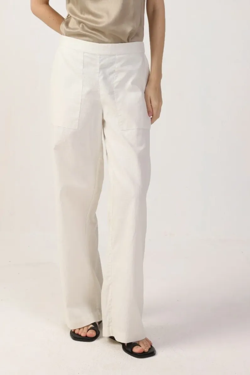 Neu Nomads Neu Nomads Damen vegan Hose Blythe White, Weiß, – Produktbild 2 von 2