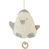Efie Efie Spieluhr Pinguin grau, kbA, 100 % Made in Germany – Produktbild 1 von 1