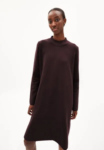 ARMEDANGELS ARMEDANGELS FRIADAA - Damen Strickkleid Relaxed Fit aus Bio-Baumwolle, Fudge, – Produktbild 1 von 4