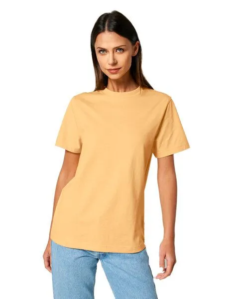 YTWOO YTWOO Doppelpack Unisex-T-Shirts aus schwerem Stoff | Bio-Baumwolle, Orange/gelb, – Produktbild 3 von 4