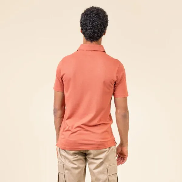 Living Crafts Living Crafts Polo-Shirt - TIRMON, Flame (rot), – Produktbild 3 von 4