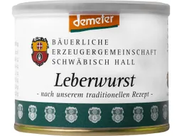 Bäuerliche Erzeugergemeinschaft Schwäbisch Hall Bäuerliche Erzeugergemeinschaft Schwäbisch Hall Bio-Leberwurst, 200 g – Produktbild 1 von 1