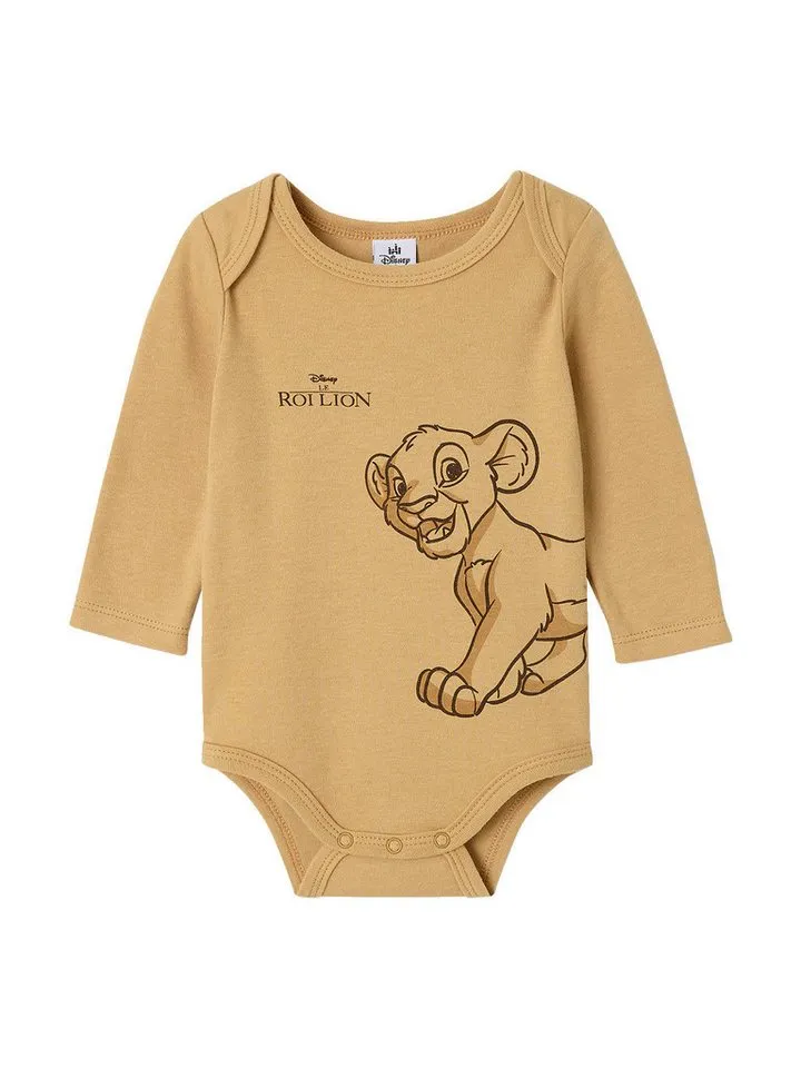 Vertbaudet Vertbaudet Body Baby Schlupfbodys Disney Animals KÖNIG DER LÖWEN 2er-Pack, Gelb, – Produktbild 2 von 4