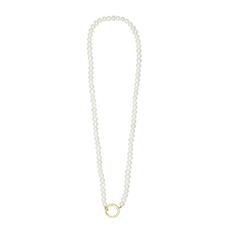 Design Letters Pearl Charm Lock Chain – Produktbild 1 von 1