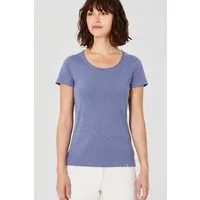 HempAge HempAge Damen T-Shirt mit Rollsaum Hanf/Bio-Baumwolle, Lavender, – Produktbild 1 von 1