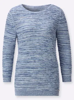 Witt Witt Ajourpullover hellblau-meliert – Produktbild 1 von 1