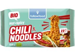 followfood followfood Bio-Instant-Gericht Chili Nudeln "Hot + Spicy", 159 g – Produktbild 1 von 1