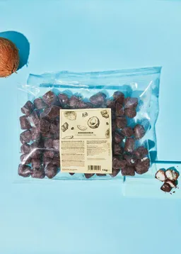 KoRo Kokoskugeln in dunkler Schokolade 1 kg – Produktbild 1 von 1