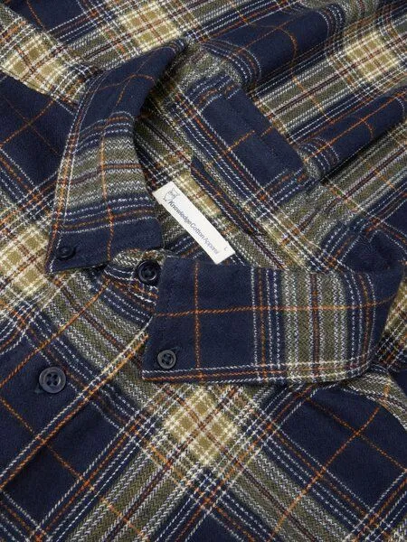 KnowledgeCotton Apparel KnowledgeCotton Apparel Flanell-Hemd Karo, Blue check, – Produktbild 4 von 4