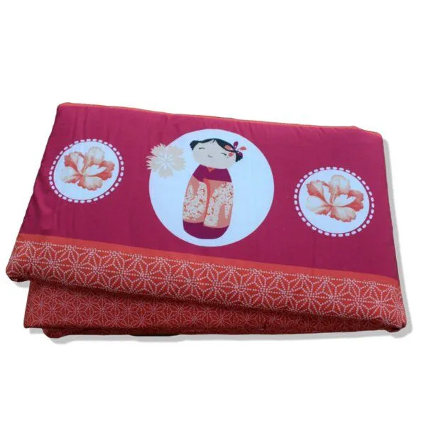 Millemarille Millemarille Bettnestchen für 3 Bettseiten, Bettnestchen "asian girl power" (kokeshi), – Produktbild 1 von 4