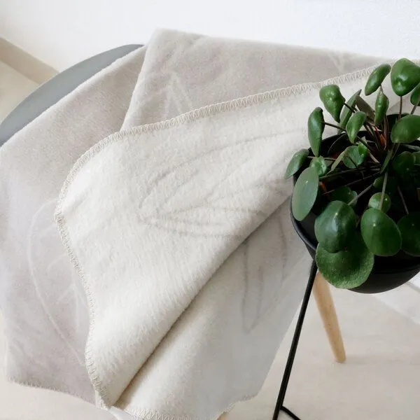RIEMA Germany RIEMA Germany Kuscheldecke aus Bio-Baumwolle BENTE, Beige, – Produktbild 4 von 4