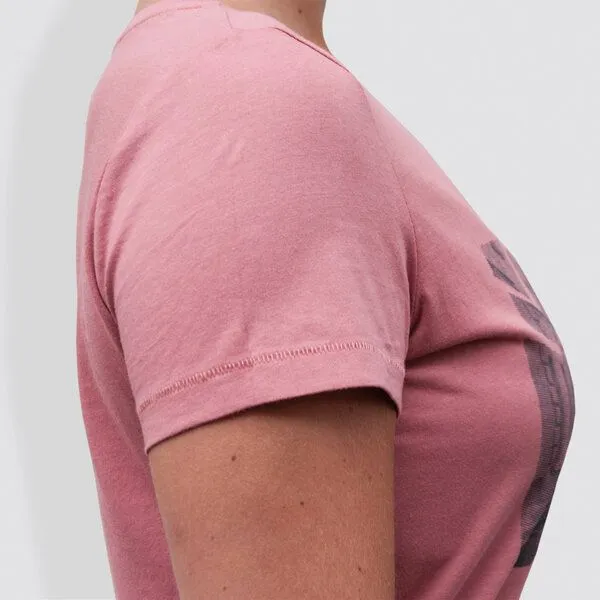 little kiwi little kiwi Damen T-Shirt, "Urbanität im Wandel", Dyed Salty Rose – Produktbild 3 von 3