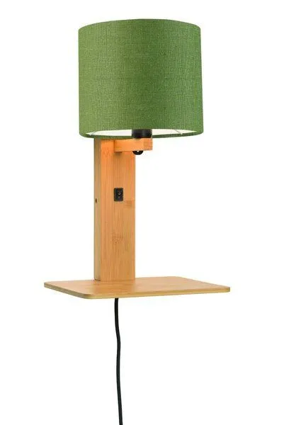 GOOD&MOJO GOOD&MOJO Naturel Wandlampe Andes, Grün, – Produktbild 2 von 4