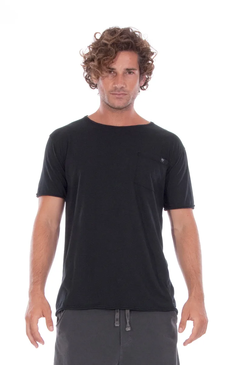 RAVENS VIEW IBIZA RAVENS VIEW IBIZA Herren vegan T-Shirt Rundhalsausschnitt Wild Pocket Anthrazit Grau, Dunkelgrau, – Produktbild 1 von 1