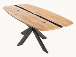 allnatura Tisch "Aresina ovalis" | A-Form | 100x180 cm – Produktbild 1 von 1