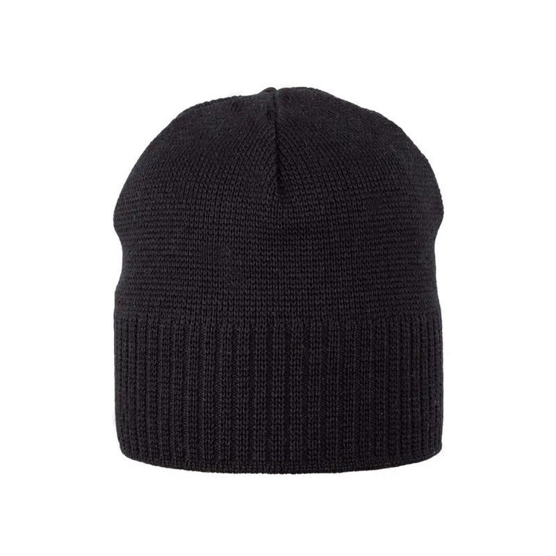 Pure Pure Pure-Pure Merino Mütze Beanie (kbT), Schwarz, – Produktbild 1 von 2