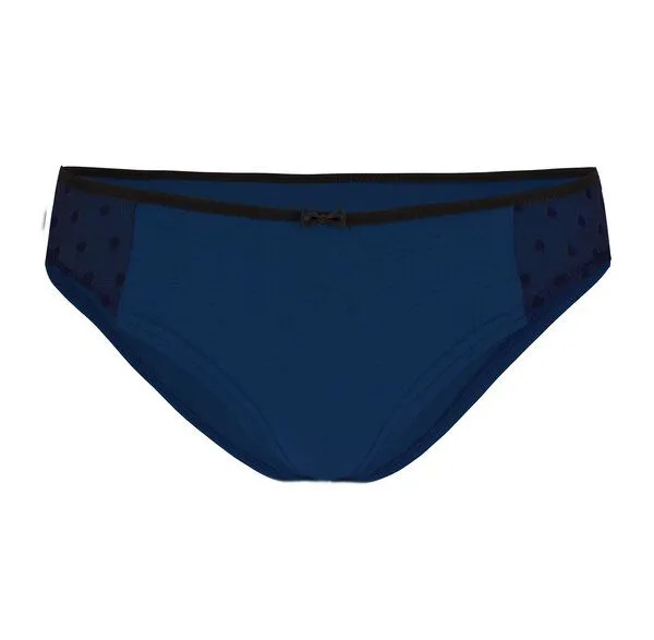 Frija Omina Frija Omina Hüftslip "Lorelow" dunkel aus Bio-Baumwolle, Dunkelblau, – Produktbild 1 von 3