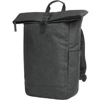 Halfar Halfar Kurierrucksack CIRCLE Rolltop Backpack Notebooktasche, Schwarz meliert, – Produktbild 1 von 1