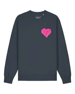 watapparel watapparel Sweatshirt Unisex Pink Heart – Produktbild 1 von 1
