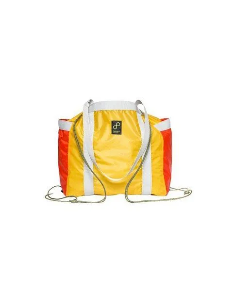 DEMANO DEMANO Tote Bag Hergestellt aus Fallschirmresten, Gelb, – Produktbild 2 von 3