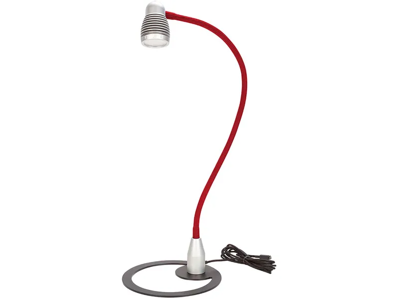Bauer & Böcker Bauer & Böcker LED-Tischleuchte "Satellite" bordeaux/silver – Produktbild 1 von 1