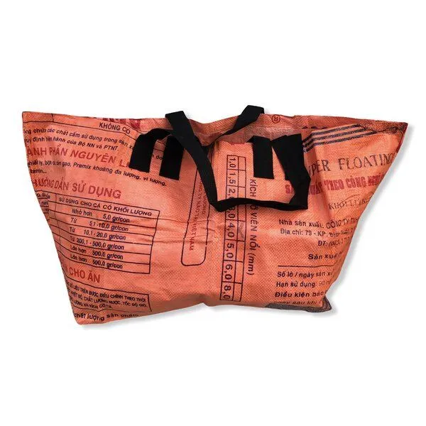 Beadbags Beadbags Große Einkaufstasche Ri42 recycelter Reissack, Orange, – Produktbild 1 von 4
