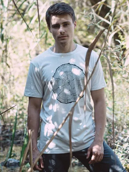 Life-Tree Life-Tree Fairwear Bambus Shirt Men BigSlice, Weiß, – Produktbild 2 von 4