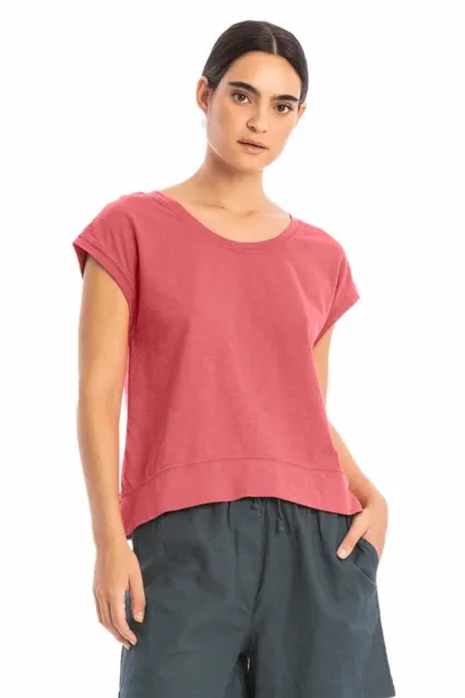 RAVENS VIEW IBIZA RAVENS VIEW IBIZA Damen vegan Top Efeu Lehm Rot, Hellrot, – Produktbild 2 von 2