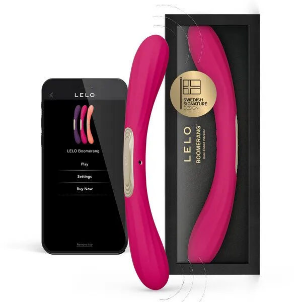 LELO Doppelvibrator - LELO BOOMERANG, Rosa, – Produktbild 1 von 4
