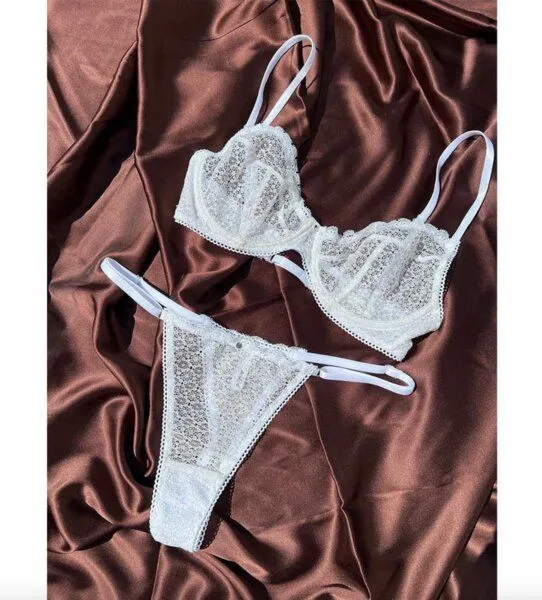 Anekdot Anekdot Set Saga Underwire String, White, – Produktbild 2 von 4
