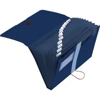 Herlitz Herlitz Fächermappe aus Recycling-PP mit 12 Fächern, DIN A4, Blau, – Produktbild 3 von 3