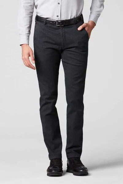 Meyer MEYER Super-Stretch Woollook Chino, Grau (anthrazit), – Produktbild 1 von 4