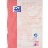 OXFORD OXFORD Recycling Collegeblock A4+, 80 Blatt, kariert mit weißem Rand rechts, 90g/m² – Produktbild 1 von 1