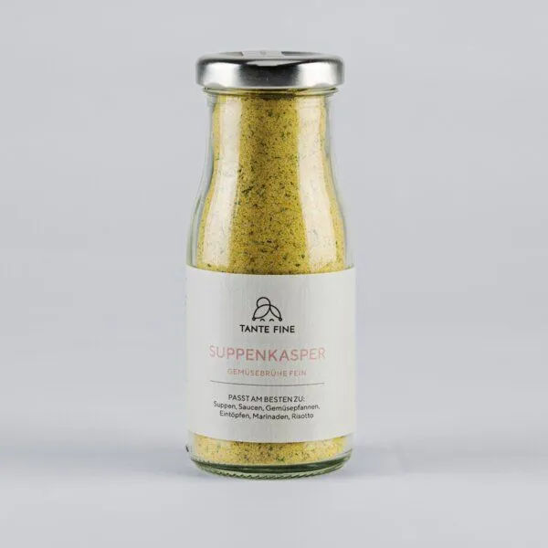 Tante Fine Tante Fine Bio Gemüsebrühe SUPPENKASPER * Basis für Suppen und Saucen – Produktbild 1 von 2