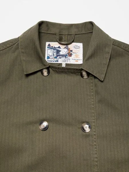 Nudie Jeans Nudie Jeans Bibbi Workwear Jacket Olive – Produktbild 4 von 4