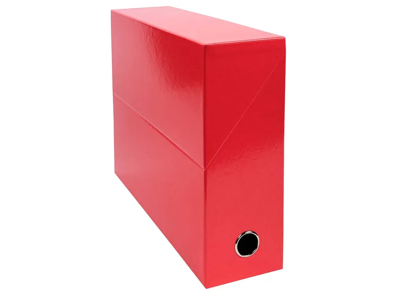 Exacompta 5 Exacompta Archivboxen "Iderama", Griffloch, DIN A4, RB 90 mm, Rot, – Produktbild 1 von 1
