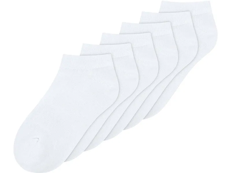 MELA MELA 6er-Pack Bio-Sneaker-Socken, weiß, Gr. 39/42 – Produktbild 1 von 1