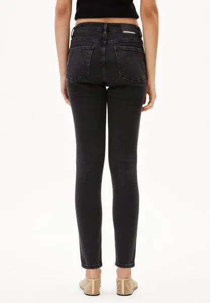 ARMEDANGELS ARMEDANGELS TILLAA Damen Skinny Jeans Mid Waist Bio-Baumwoll Mix X-Stretch, Blue, – Produktbild 2 von 4