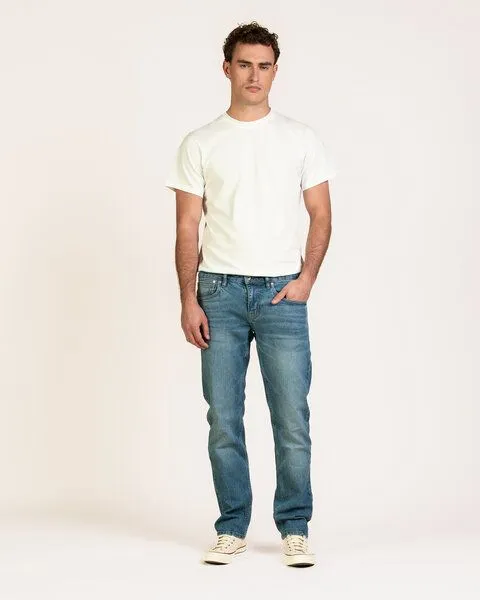 Kuyichi Kuyichi Herren Jeans Nick Straight aus 99% Bio-Baumwolle (Rebel Blue), Blue, – Produktbild 4 von 6